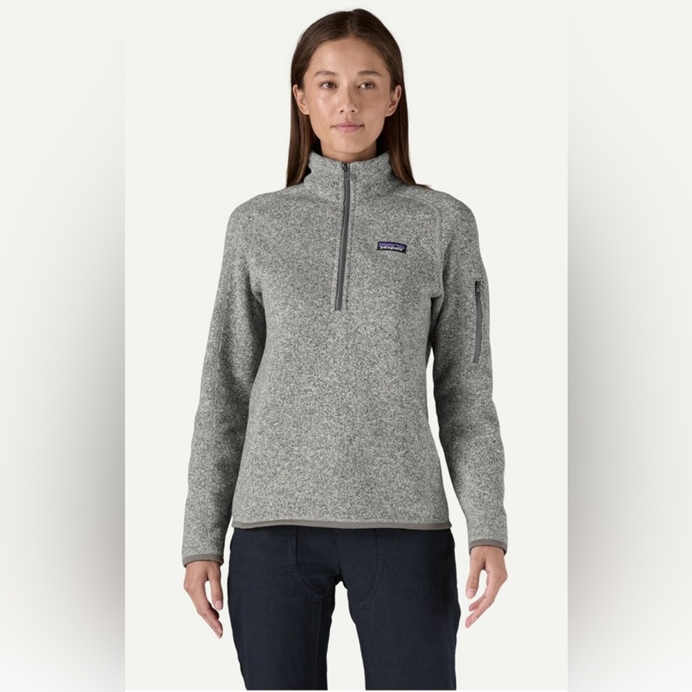 Patagonia Better Sweater Quarter Zip Pullover In Gray Size S